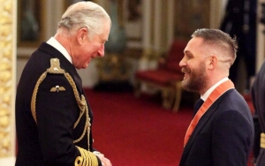 Tom Hardy Shares a Laugh With Prince Charles at CBE Ceremony