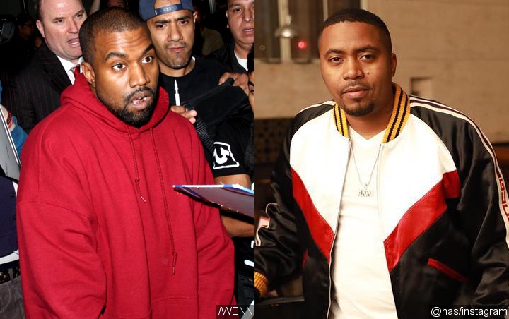 Kanye West Makes Surprise Appearance at Listening Party for Nas' 'NASIR'