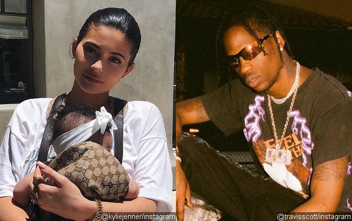Kylie Jenner and Travis Scott Jet Off to France With Baby Stormi for Vacation