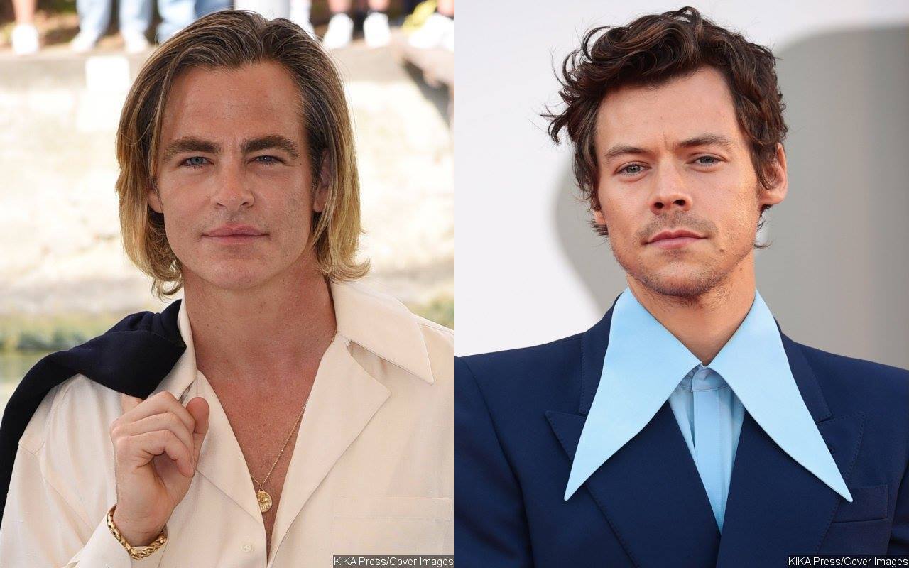 Chris Pine Shuts Down 'Ridiculous' Rumors About Harry Styles Spitting on Him