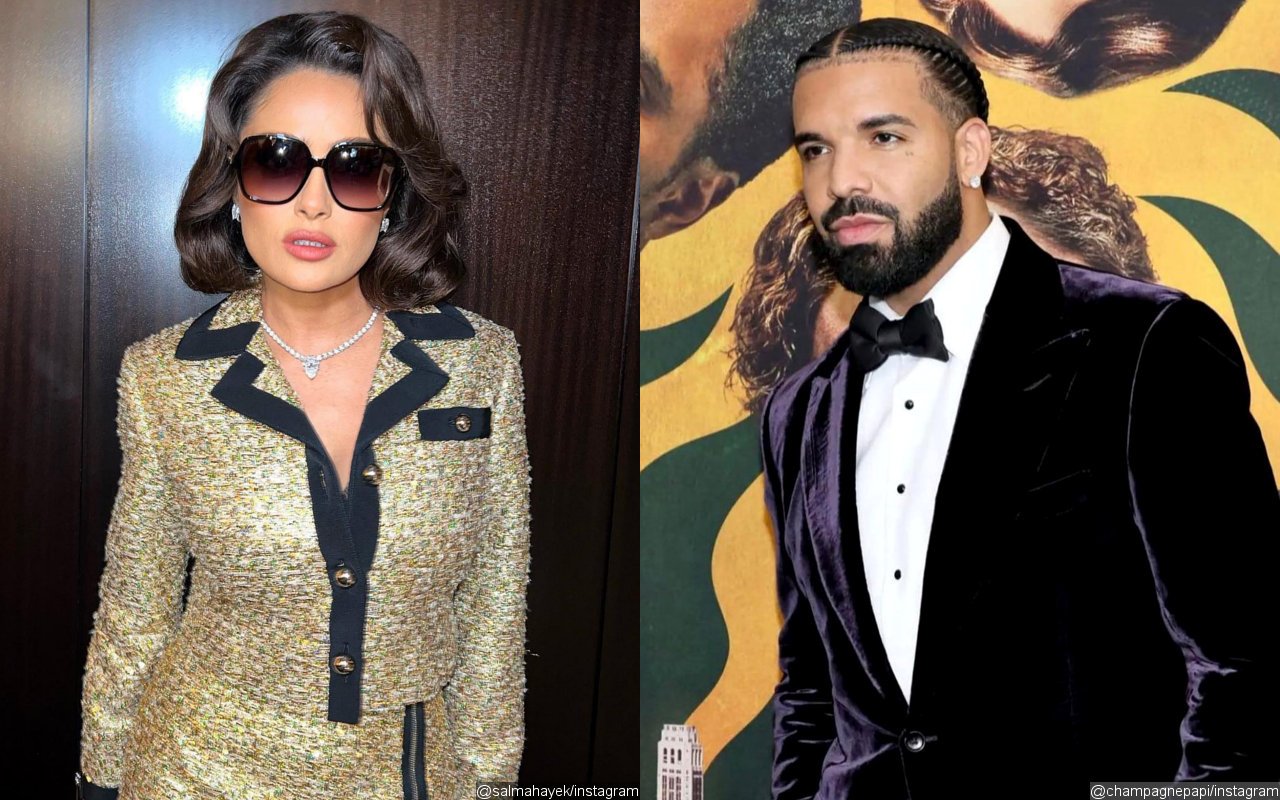 Salma Hayek Responds to Drake's Comment on Her Thirst Trap