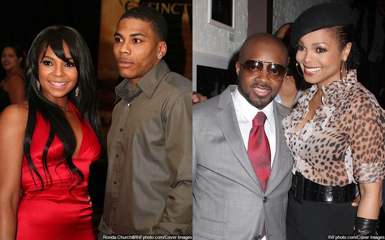 Nelly and Ashanti Appear to Be on a Double Date With Jermaine Dupri and Janet Jackson