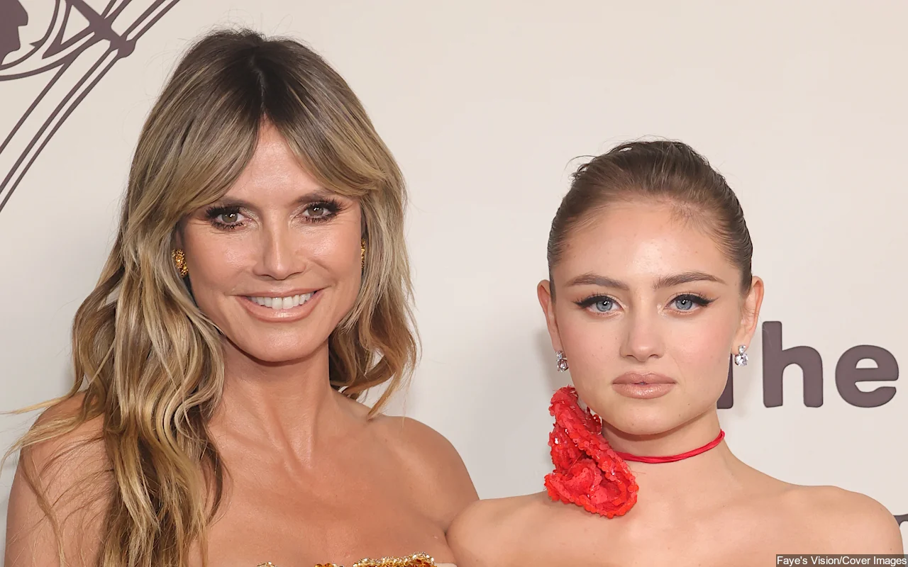 Heidi Klum and Daughter Leni Put on Busty Display in Low-Cut Gowns at 2024 Heaven Gala