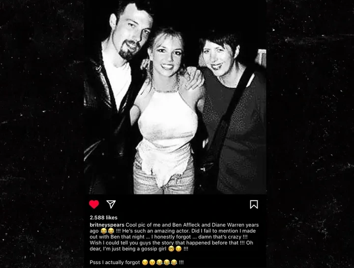Britney Spears' Deleted IG Post