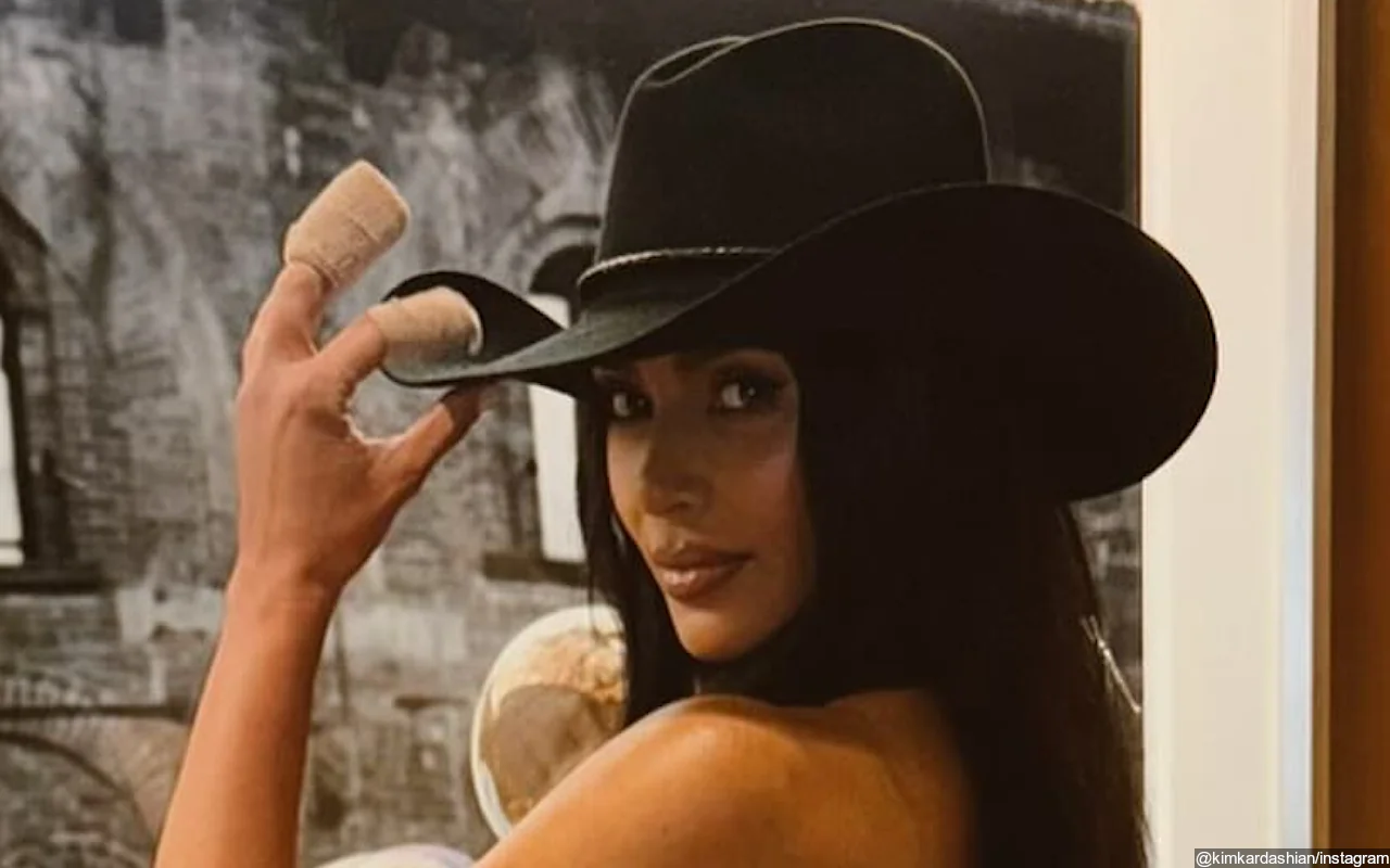 Kim Kardashian Channels Cowgirl at Las Vegas Party After Boring Super Bowl VIP Box Backlash
