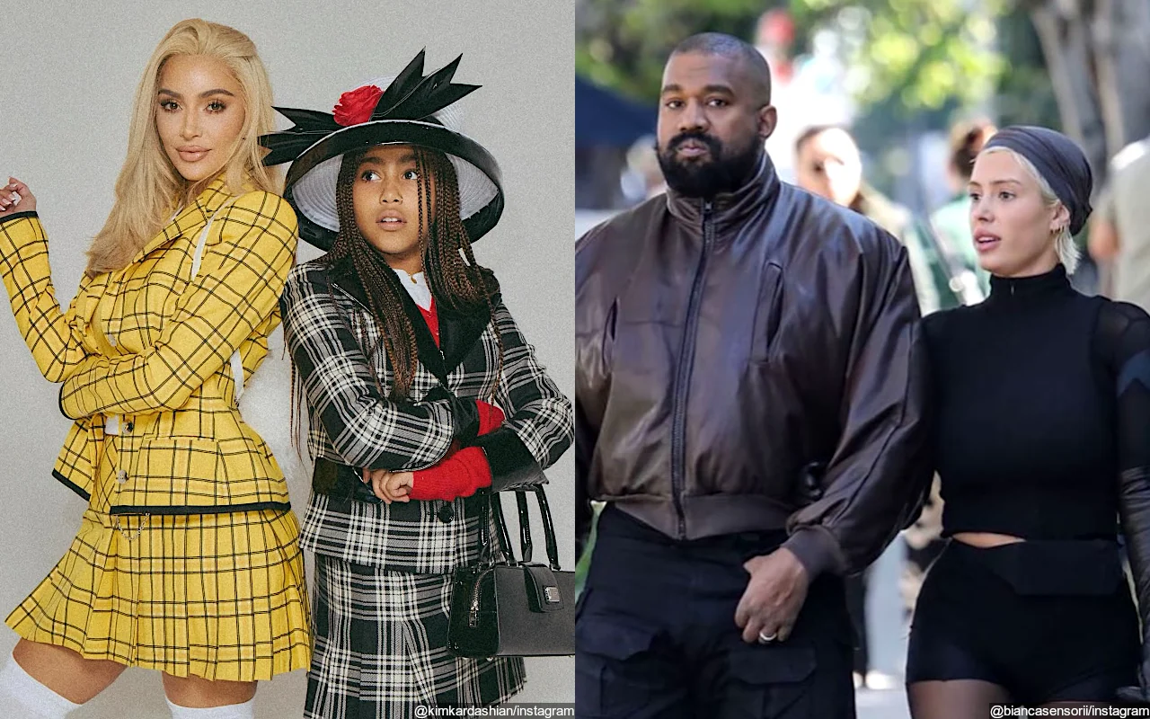 Kim Kardashian Is Dragged After North Draws Kanye West's Wife Bianca Censori's Racy Outfit on TikTok
