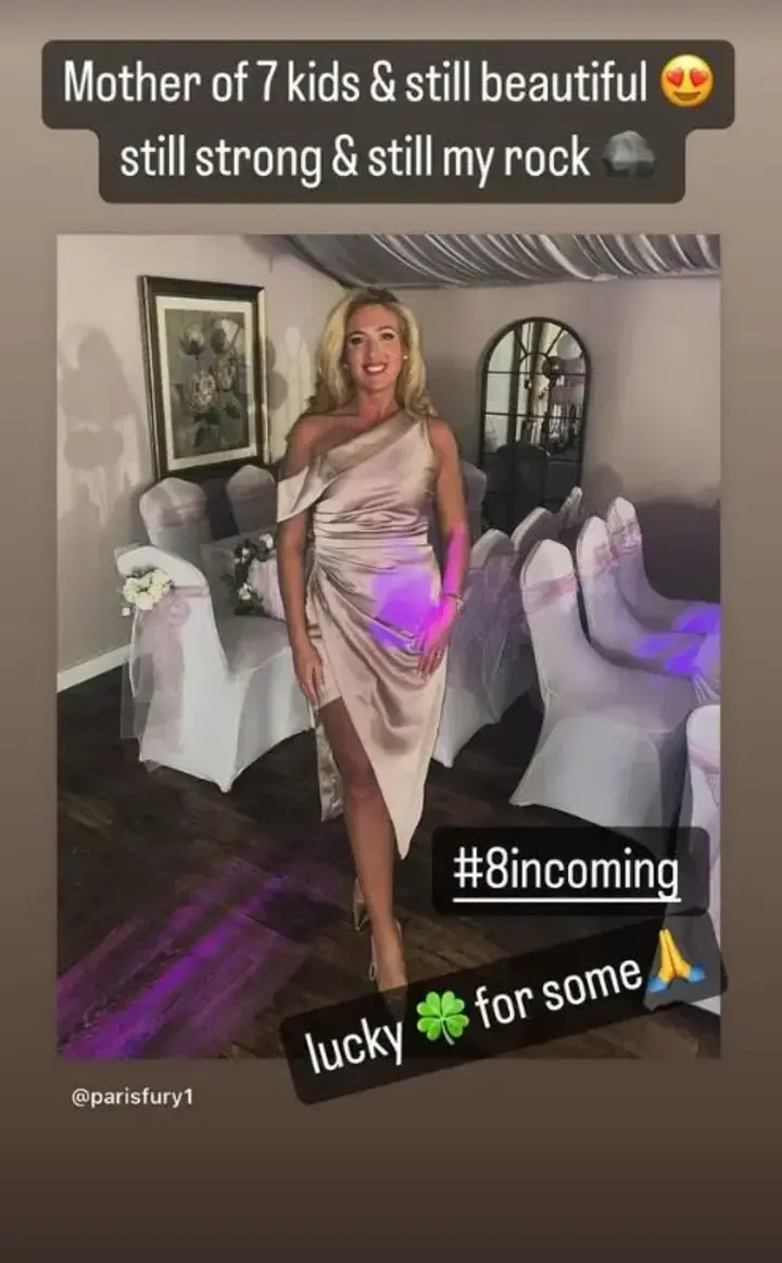 Tyson Fury hints at wife's pregnancy