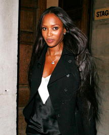 Naomi Campbell<br>Swimming With Sharks - Stage Door Departures - October 17, 2007