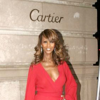 Iman in Cocktail Party and Intimate Dinner in Celebration of the Cartier Charity Love Bracelet