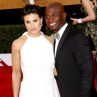 Idina Menzel, Taye Diggs in 15th Annual Screen Actors Guild Awards - Arrivals