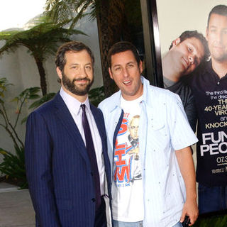 Adam Sandler, Judd Apatow in "Funny People" Los Angeles Premiere - Arrivals