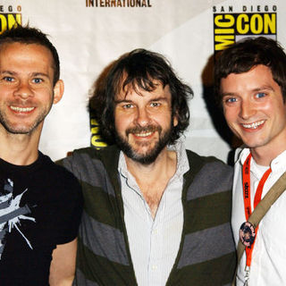 Dominic Monaghan, Peter Jackson, Elijah Wood in 2009 Comic Con International - Day 2