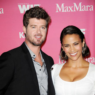 Robin Thicke, Paula Patton in Women In Film 2009 Crystal + Lucy Awards - Arrivals