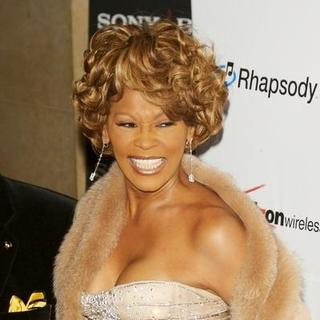 Whitney Houston in 2007 Clive Davis Pre-Grammy Awards Party