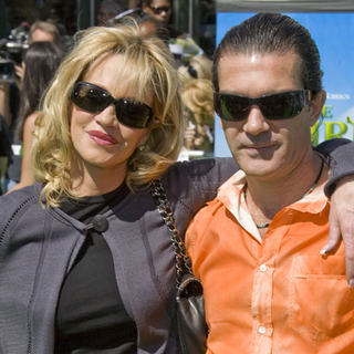 Antonio Banderas, Melannie Griffith in Shrek The Third - Los Angeles Movie Premiere - Arrivals