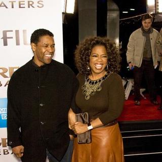 Denzel Washington, Oprah Winfrey in "The Great Debaters" Los Angeles Premiere