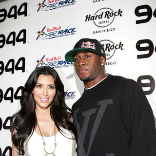 Kim Kardashian, Reggie Bush in Red Bull Airshow After Party - Red Carpet Arrivals