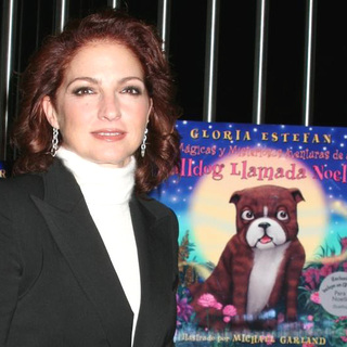 Gloria Estefan Signs Her Book Noelle the Bulldog at Gypsy Tea in New York City