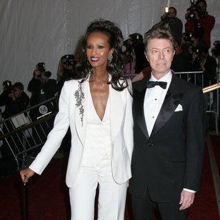 David Bowie, Iman in Poiret, King of Fashion - Costume Institute Gala at The Metropolitan Museum of Art - Arrivals