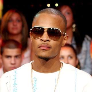 T.I. in MTV's Taping of Mi TRL With Tyrese Gibson, T.I. and Zion