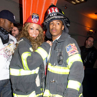 Mariah Carey, Nick Cannon in Mariah Carey Halloween Party at Marquee in New York on October 30, 2008