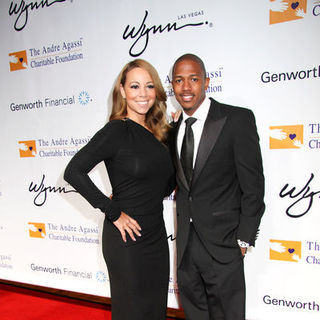 Mariah Carey, Nick Cannon in 13th Annual Andre Agassi Charitable Foundation "Grand Slam For Children" - Arrivals