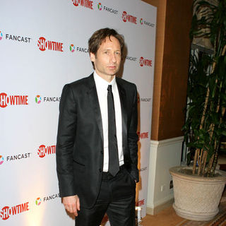 David Duchovny in 66th Annual Golden Globes - Showtime After Party - Arrivals
