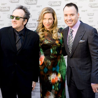 Elvis Costello, Diana Krall, David Furnish in The 2009 Juno Awards Red Carpet Arrivals
