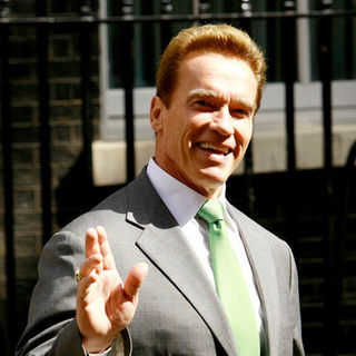 Arnold Schwarzenegger in Arnold Schwarzenegger and Tony Blair Meet To Discuss Climate Change