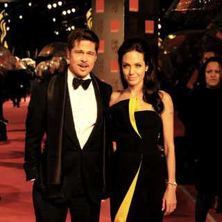 Angelina Jolie, Brad Pitt in 2009 Orange British Academy of Film and Television Arts (BAFTA) Awards - Arrivals