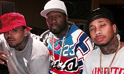 50 Cent Hints at Collaboration With Chris Brown and Tyga