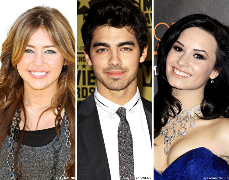 Miley Cyrus Joe Jonas And Demi Lovato Invade American Idol