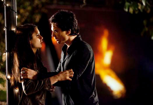 vampire diaries damon and elena kiss. #39;Vampire Diaries#39; Season