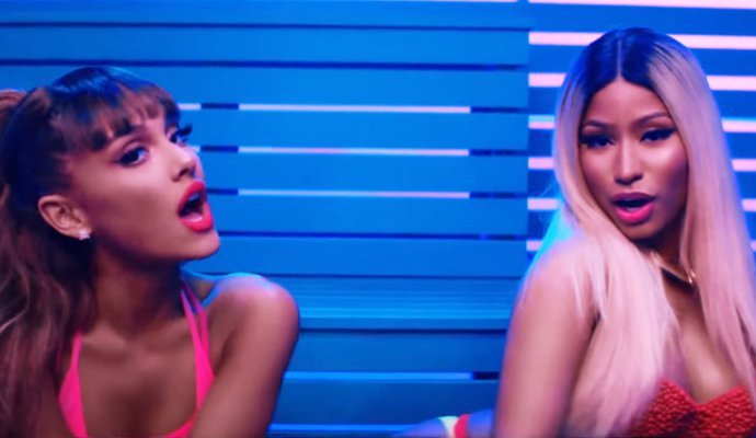 Watch Ariana Grande And Nicki Minaj Ooze Sexiness In Side To Side Video