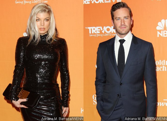 Fergie Crashes Armie Hammer's Speech at TrevorLIVE Gala to Promote 'A Little Work'