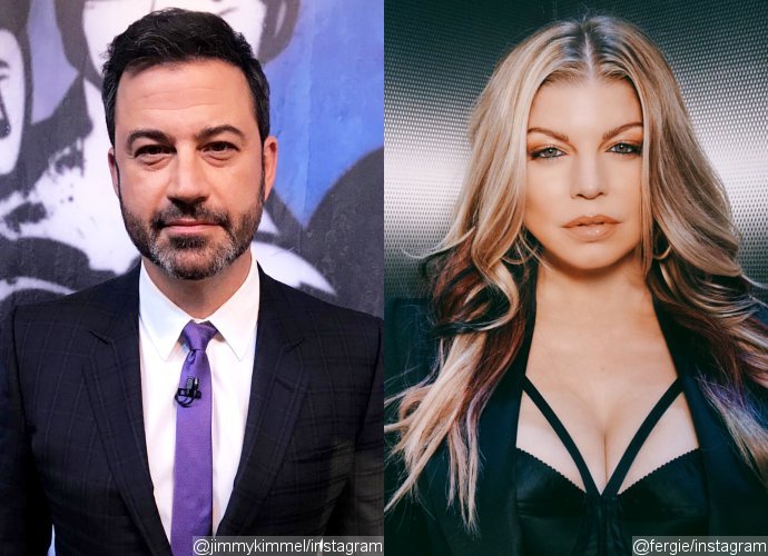 Jimmy Kimmel Explains His On-Camera Reaction to Fergie's 'Sultry' Rendition of National Anthem