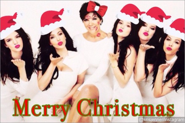 Kris Jenner Shares the Kardashian Family Christmas Photo