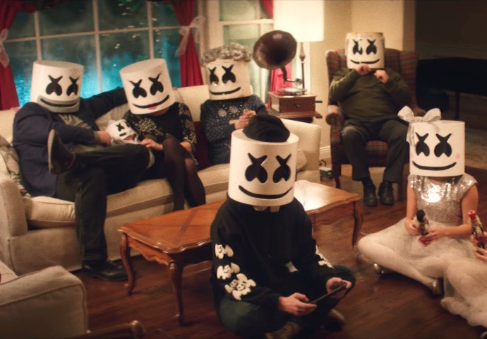 Marshmello Hosts Christmas Party in Music Video for 'Take It Back'