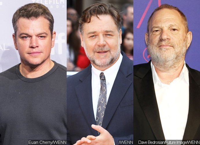 Matt Damon, Russell Crowe Reportedly Helped Cover Up Harvey Weinstein Sexual Abuse Allegations