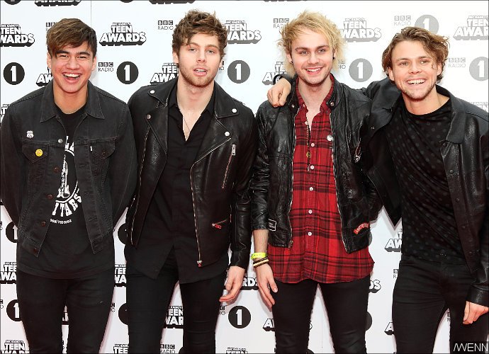 Five Seconds of Summer's Guitarist Michael Clifford Falls Off Stage at BBC Radio 1 Teen Awards