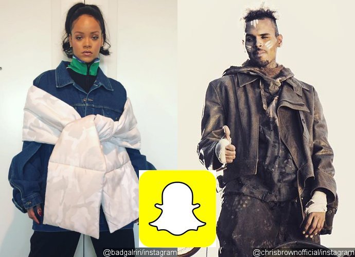 Rihanna and Chris Brown Slam Snapchat for Mocking Battery Case, Company Stock Tumbles