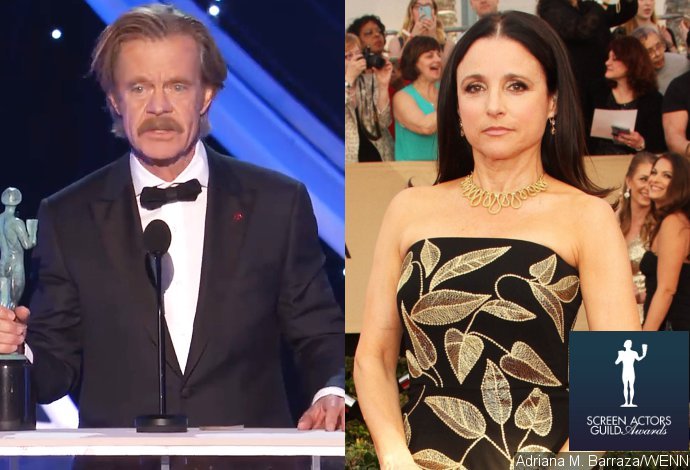 SAG Awards 2018: William H. Macy and Julia Louis-Dreyfus Are Among Early Winners