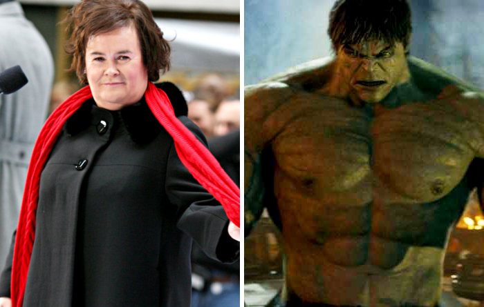 Susan Boyle Turns to Hulk When Angry