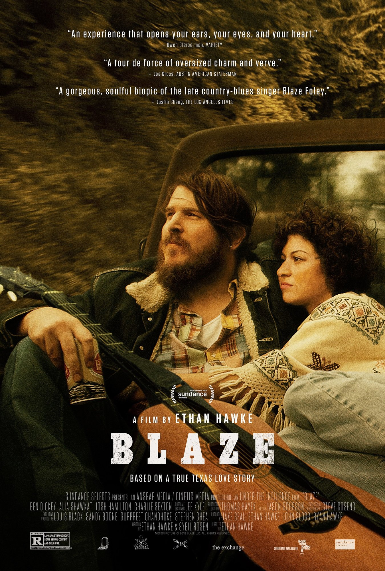 Poster of IFC Films' Blaze (2018)