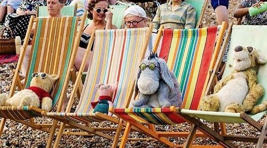 Winnie the Pooh, Piglet, Eeyore and Tigger from Walt Disney Pictures' Christopher Robin (2018)