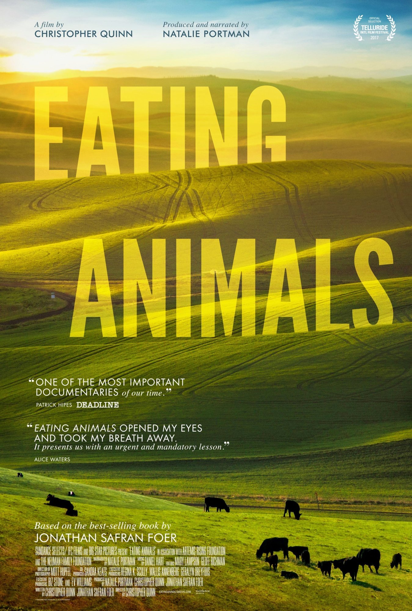 Poster of IFC Films' Eating Animals (2018)