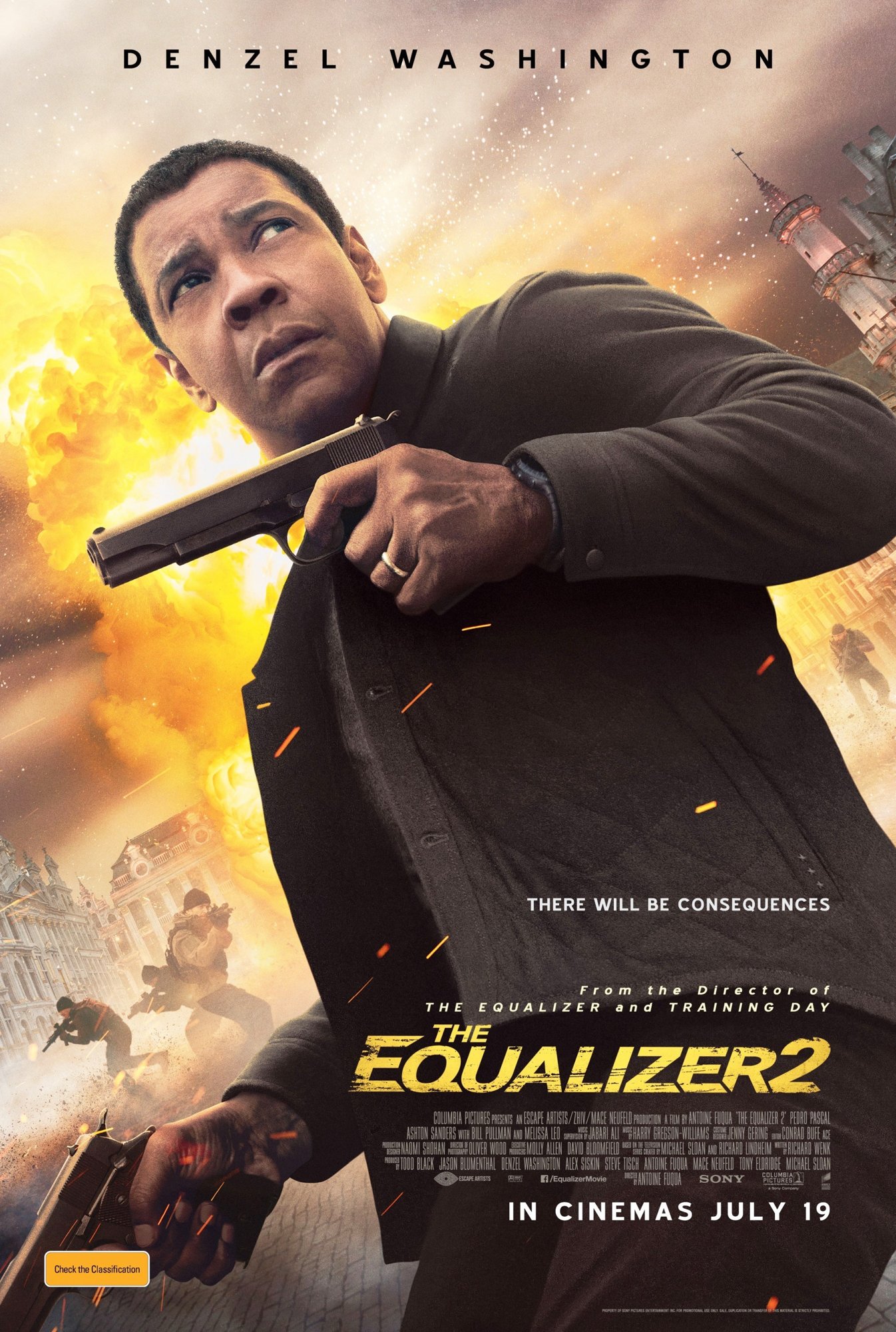 Poster of Sony Pictures' The Equalizer 2 (2018)