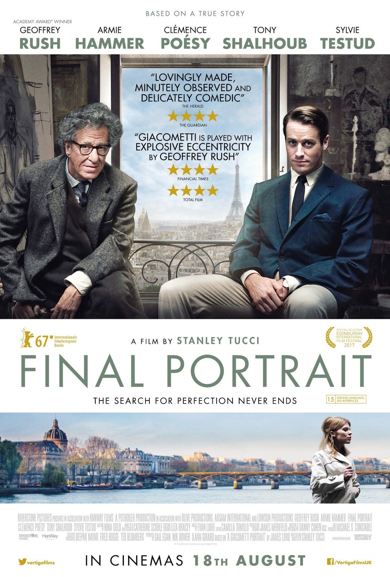 Poster of Sony Pictures Classics' Final Portrait (2018)