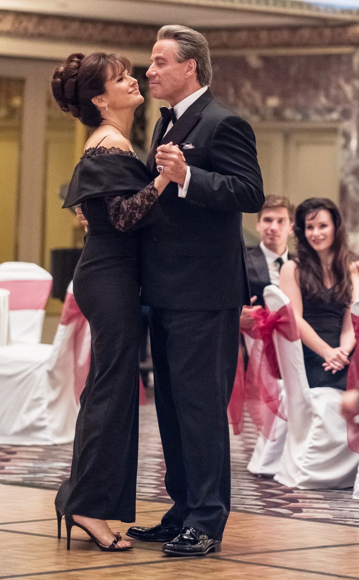 Kelly Preston stars as Victoria Gotti and John Travolta stars as John Gotti Sr. in Vertical Entertainment's Gotti (2018)