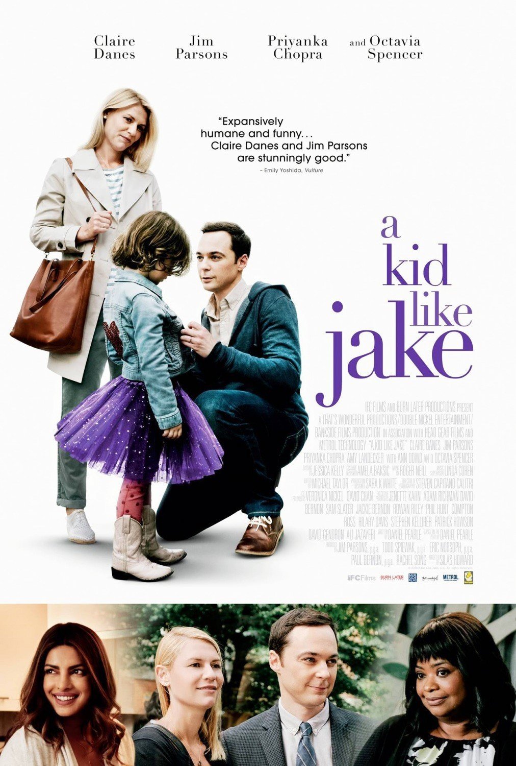 Poster of IFC Films' A Kid Like Jake (2018)